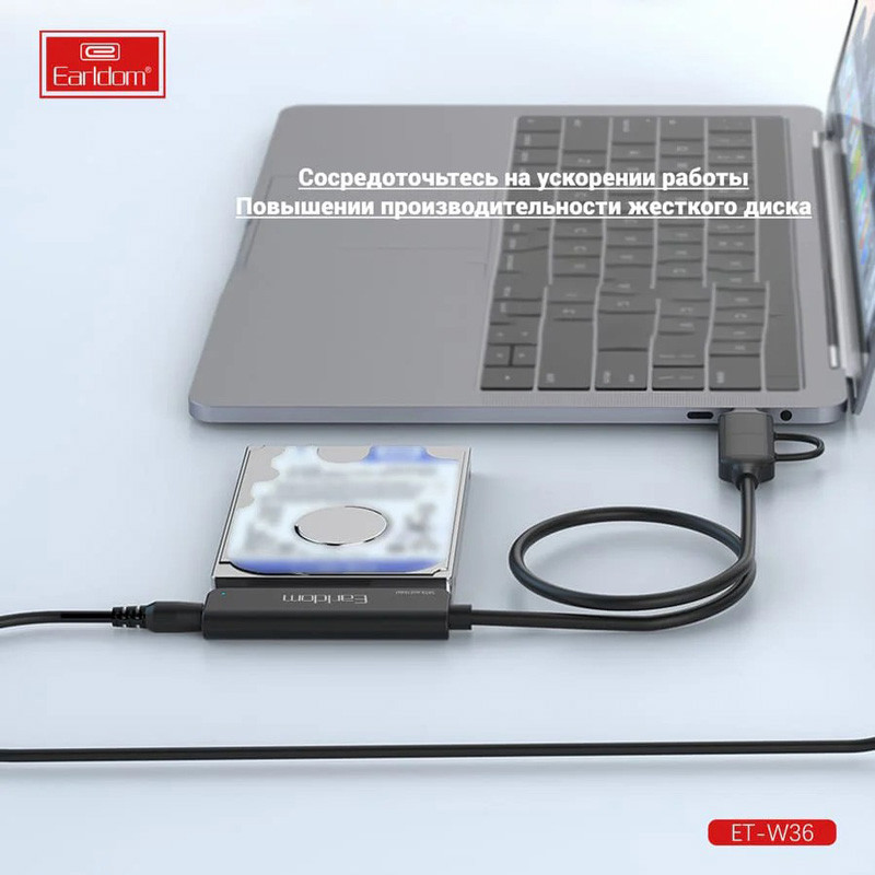 تبدیل سیم وصل Earldom ET-W36 Type-C / USB 3.0 To SATA