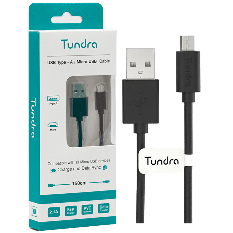 کابل میکرو یو اس بی فست شارژ Tundra T10A-U150 2.4A 1.5m