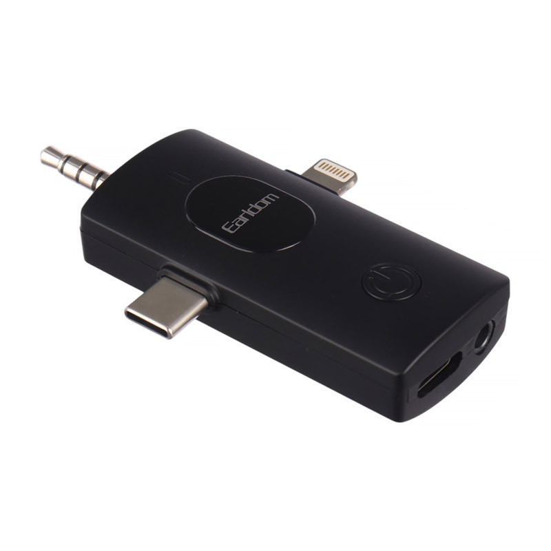 میکروفون یقه ای بی سیم Earldom ET-MC12 Type-C/Lightning/3.5mm
