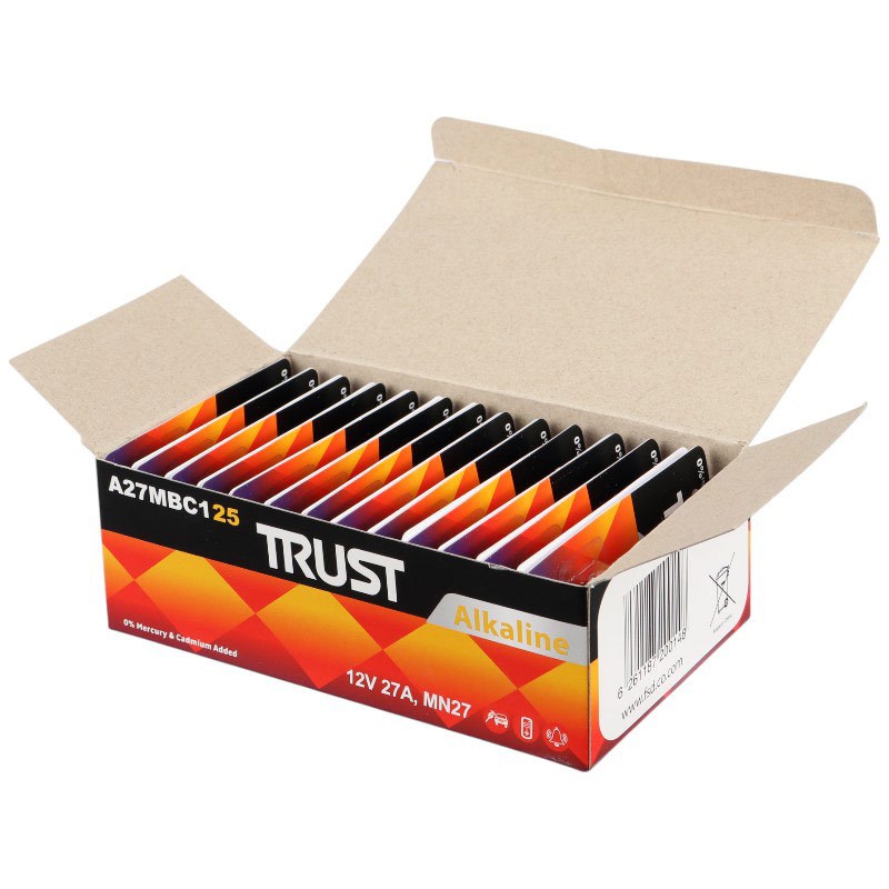 باتری ریموت کنترل Trust Alkaline 12V A27