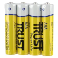 باتری چهارتایی نیم قلمی Trust Super Life 1.5V AAA شرینک