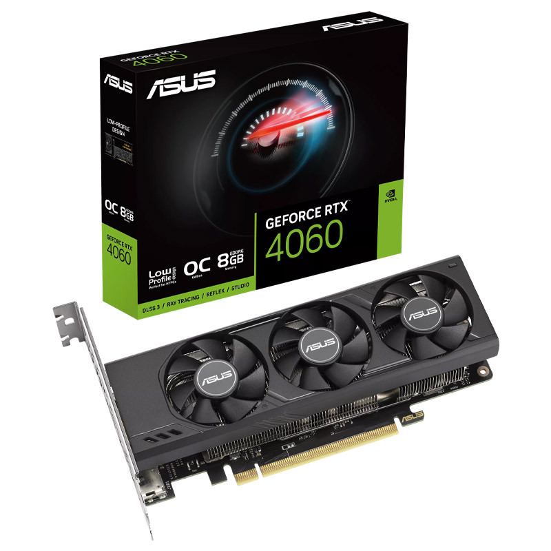 کارت گرافیک ASUS GeForce RTX 4060 LP BRK OC Edition 8GB GDDR6 128Bit