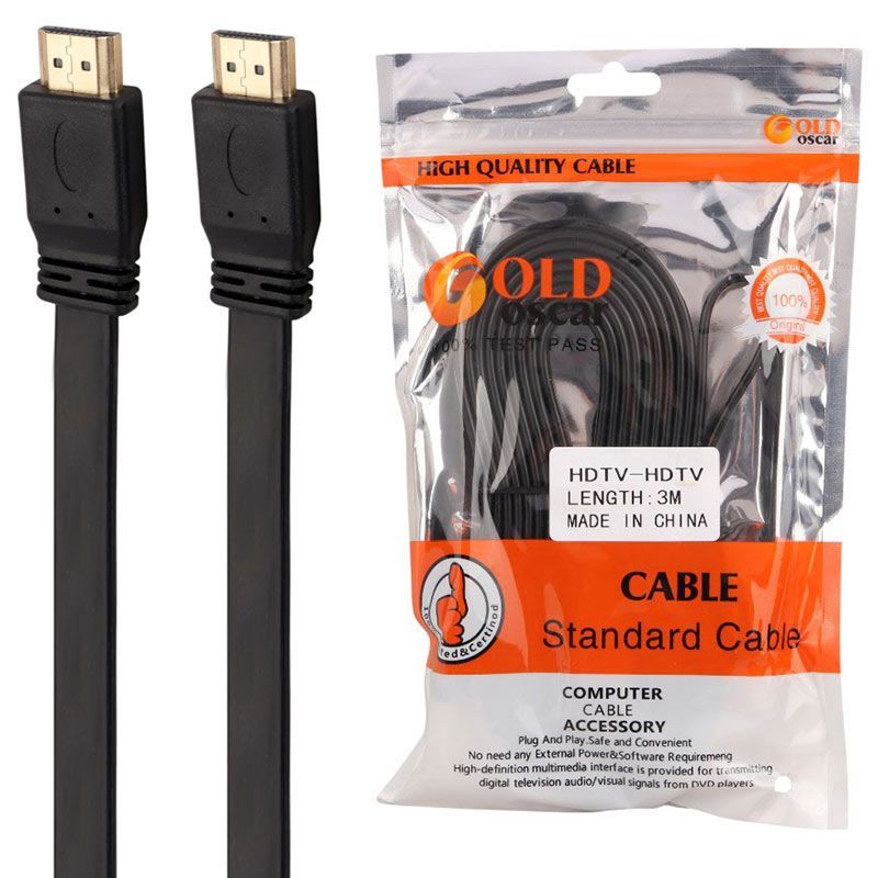 کابل فلت HDMI گلد اسکار طول 3 متر