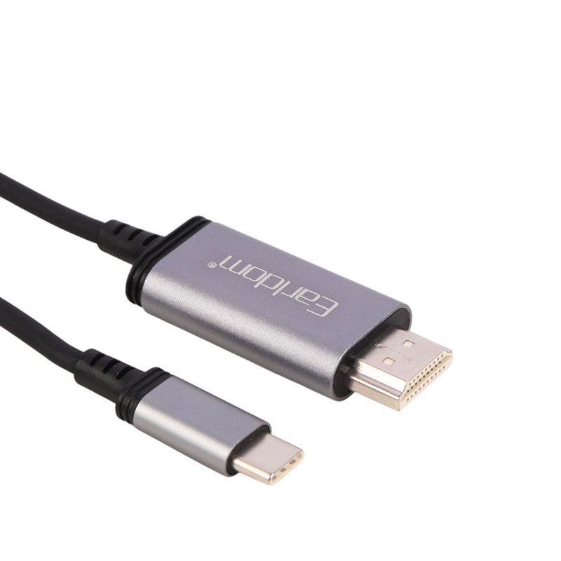 کابل تبدیل Type-C به HDMI ارلدام ET-W34 طول 2 متر