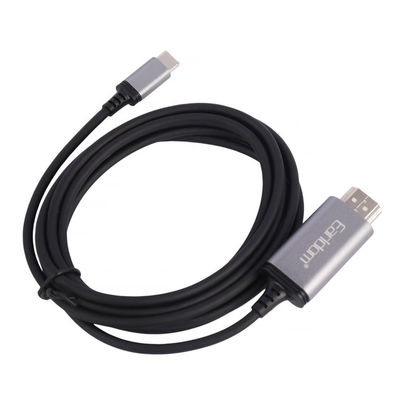 کابل تبدیل Type-C به HDMI ارلدام ET-W34 طول 2 متر