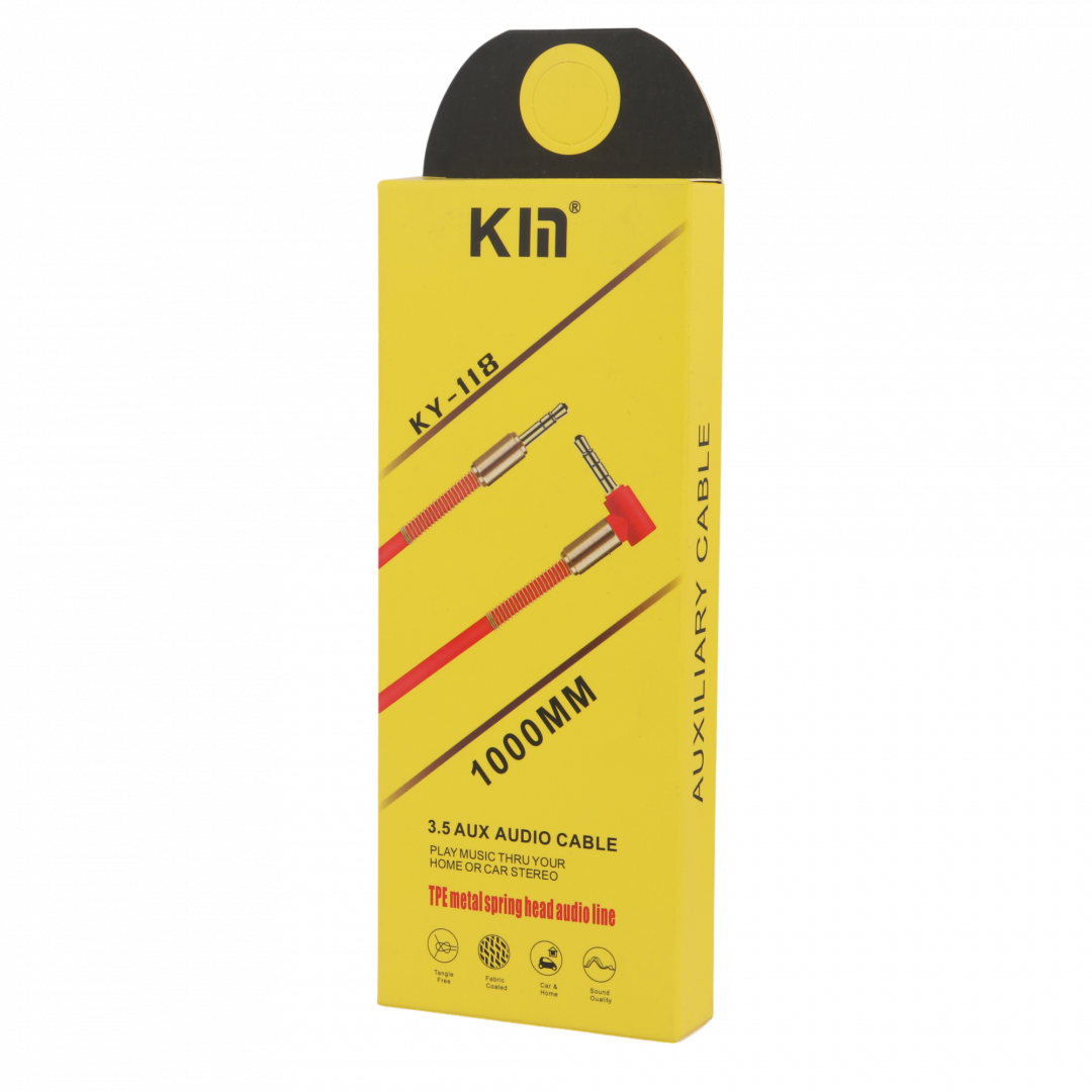 کابل Km KY-118 AUX 1m یکسر L