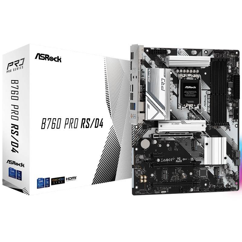 مادربرد ازراک B760 Pro RS/D4 DDR4