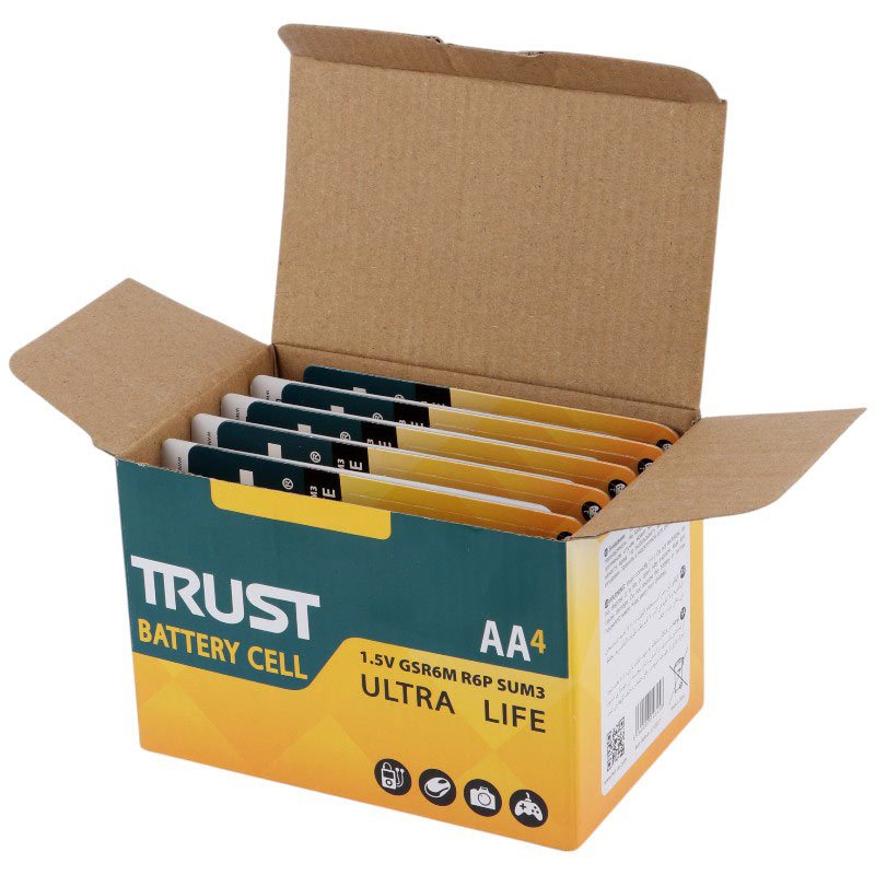 باتری چهارتایی قلمی Trust Ultra Life 1.5V AA