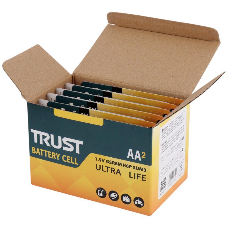 باتری دوتایی قلمی Trust Ultra Life 1.5V AA
