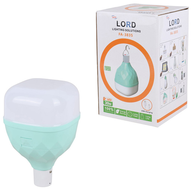 لامپ آویزدار شارژی Lord FA-3835 30W