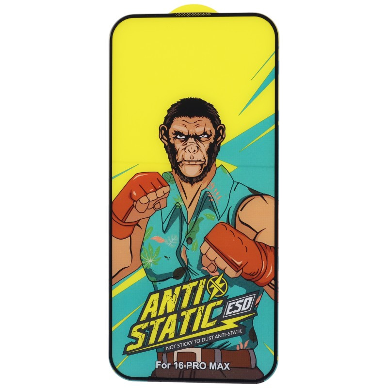 گلس آنتی استاتیک Monkey آیفون iPhone 16 Pro Max