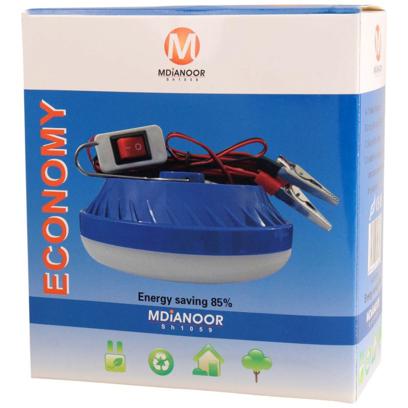 چراغ ماشینی 30 وات کلیددار Mdianoor SH1059