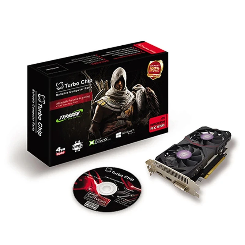 کارت گرافیک Turbo Chip Radeon RX550 4GB GDDR5 128bit