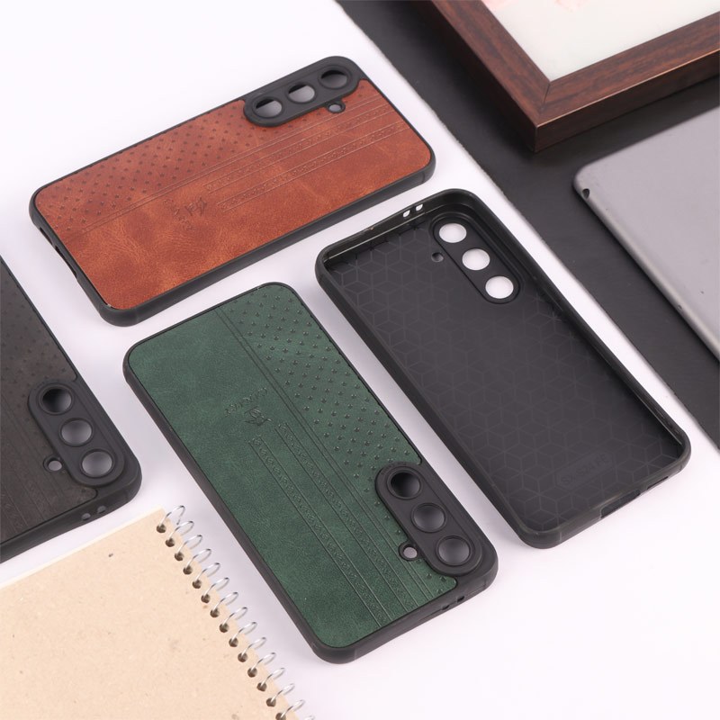 قاب چرمی Canary سامسونگ Galaxy S24 FE محافظ لنزدار