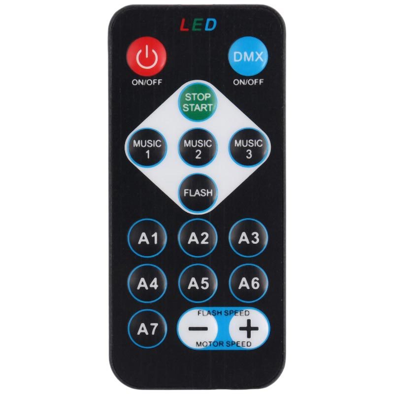 چراغ رقص نور گردان اسپیکر دار بلوتوثی BH-148 + ریموت کنترل
