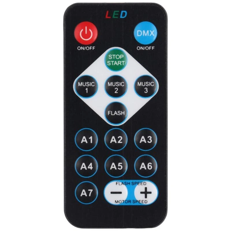 چراغ رقص نور گردان اسپیکر دار بلوتوثی BH-148 + ریموت کنترل