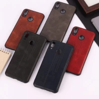 قاب چرمی Canary هواوی Y9 2019 / Enjoy 9 Plus محافظ لنزدار