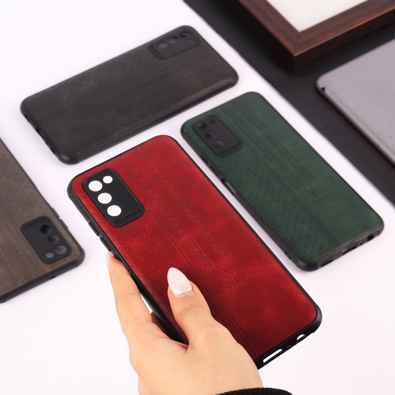 قاب چرمی Canary سامسونگ Galaxy A02s / M02s / A03s محافظ لنزدار