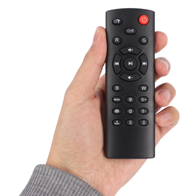چراغ رقص نور گردان اسپیکر دار بلوتوثی BH-155 + ریموت کنترل