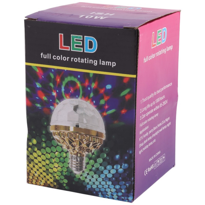 لامپ رقص نور LED Full Color 10W E27