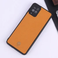 قاب چرمی Golden Lion سامسونگ Galaxy A12 / M12 محافظ لنزدار
