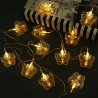 ریسه گیره دار طرح پروانه کوچک آفتابی 4.5 متری