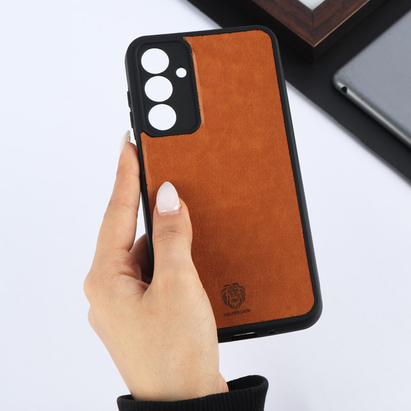 قاب چرمی Golden Lion سامسونگ Galaxy A16 4G / A16 5G محافظ لنزدار