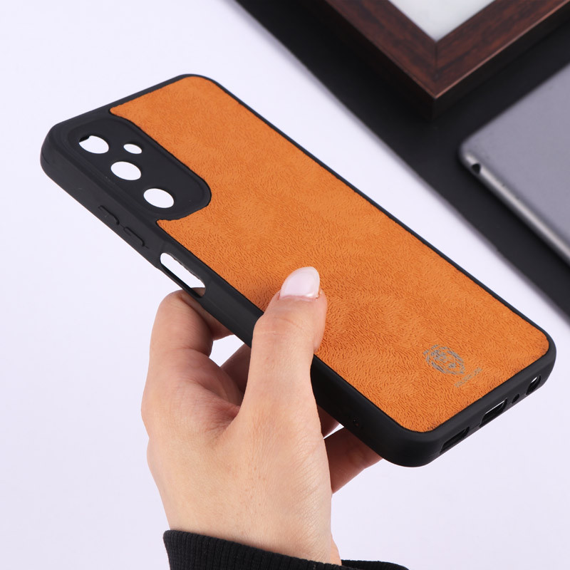 قاب چرمی Golden Lion سامسونگ Galaxy A05s محافظ لنزدار