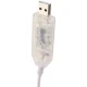 ریسه شلنگی بلوتوثی USB رنگی 3 متری