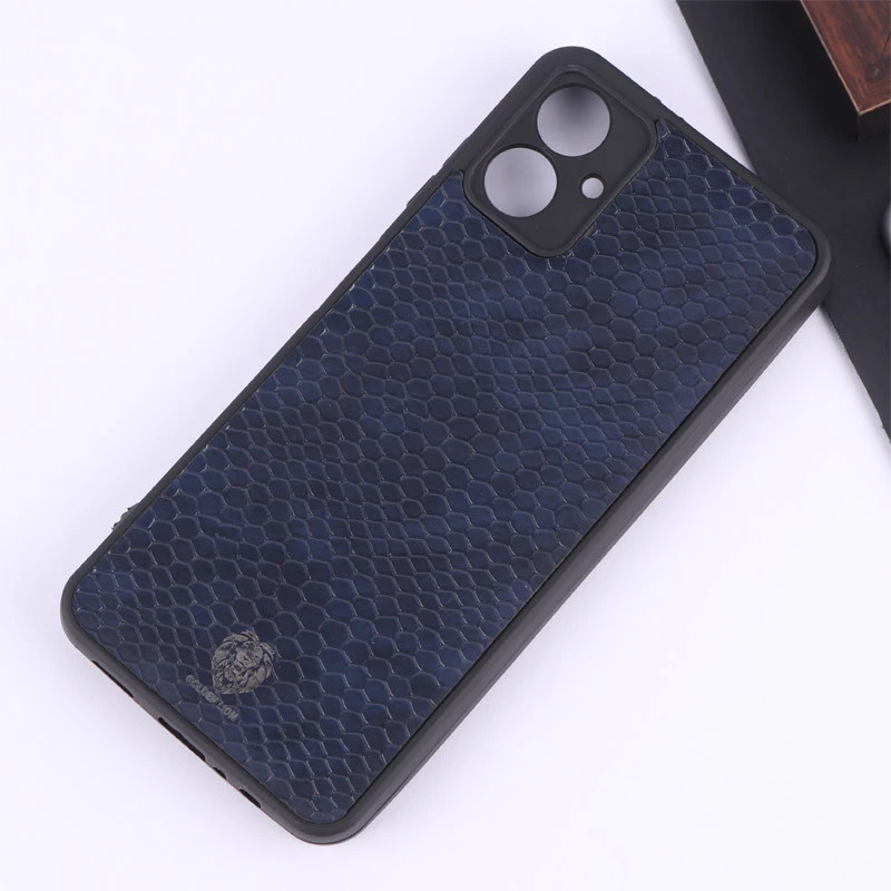 قاب چرمی پوست ماری Golden Lion سامسونگ Galaxy A06 محافظ لنزدار