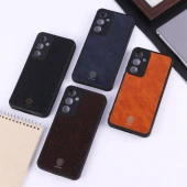 قاب چرمی پوست ماری Golden Lion سامسونگ Galaxy A55 محافظ لنزدار