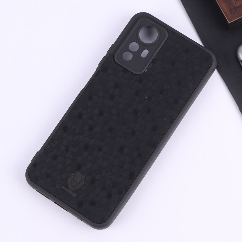 قاب چرمی پوست ماری Golden Lion شیائومی Redmi Note 12S محافظ لنزدار