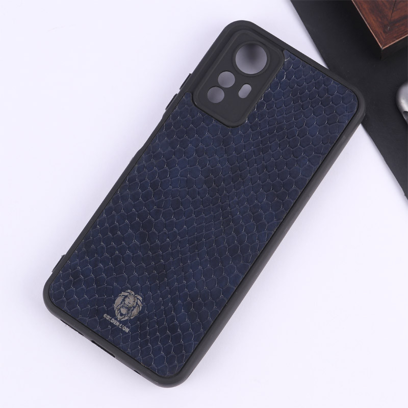 قاب چرمی پوست ماری Golden Lion شیائومی Redmi Note 12S محافظ لنزدار