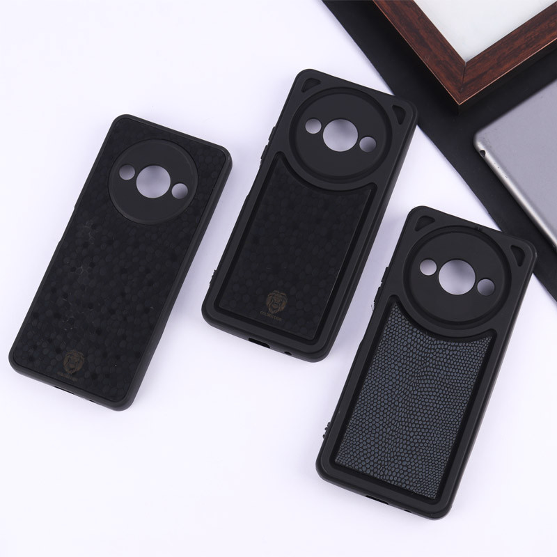 قاب چرمی پوست ماری Golden Lion شیائومی Redmi A3 / A3X محافظ لنزدار