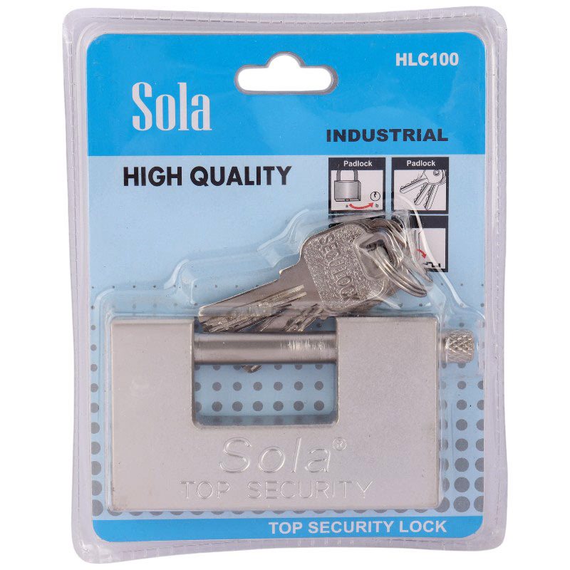 قفل کتابی سولا Sola 100mm