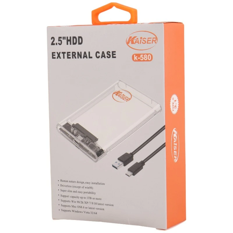 قاب اکسترنال هارد دیسک 2.5 اینچی Kaiser مدل K-580