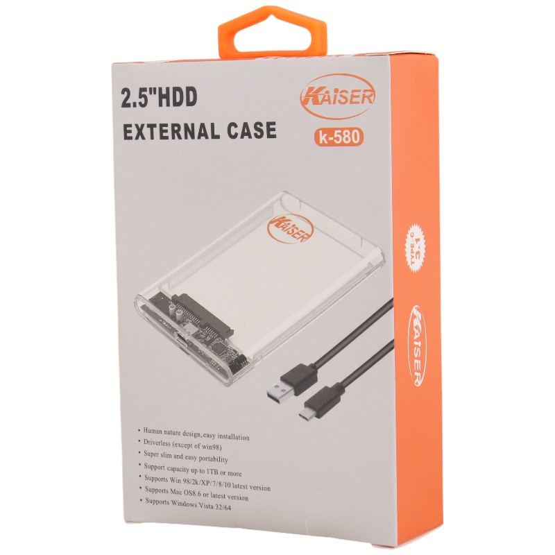 قاب اکسترنال هارد دیسک 2.5 اینچی Kaiser مدل K-580