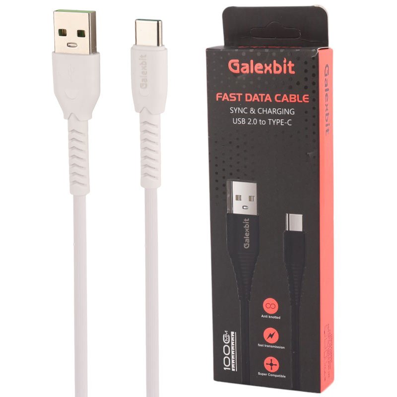 کابل تایپ سی فست شارژ Galexbit 1m