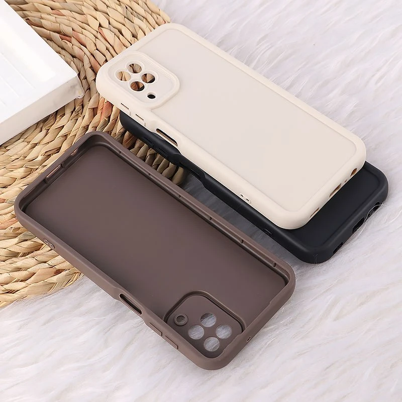 قاب سولید سامسونگ Galaxy A12 / M12 محافظ لنزدار