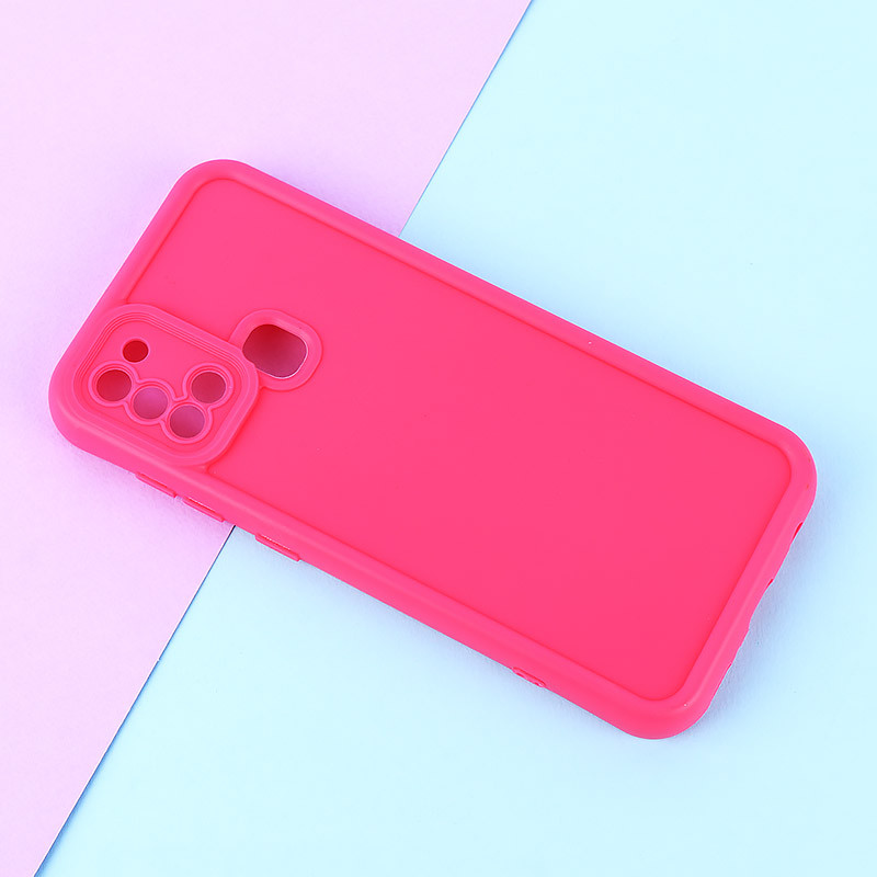 قاب سولید سامسونگ Galaxy A21s محافظ لنزدار