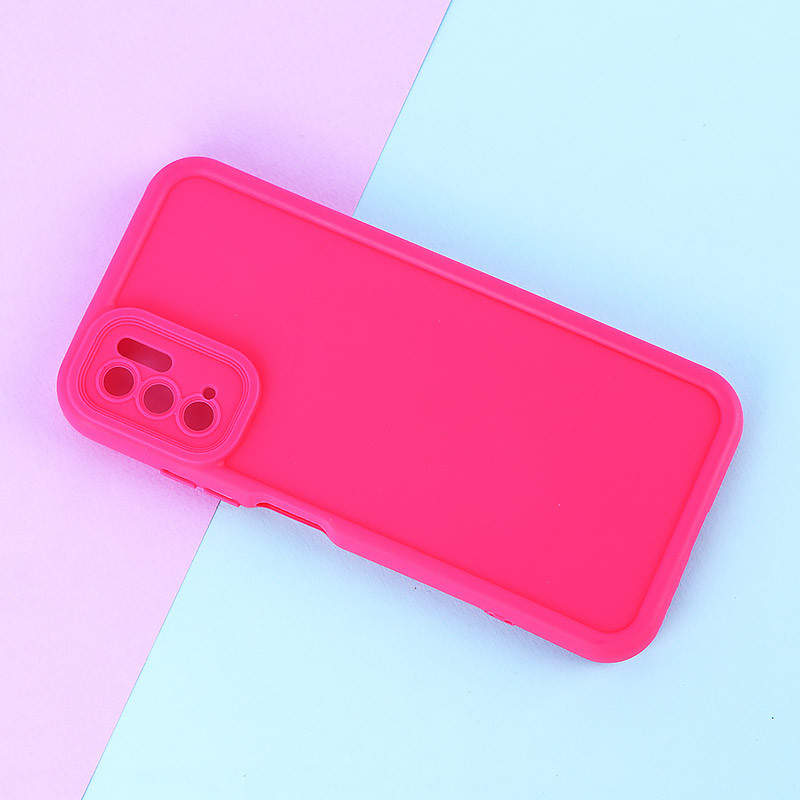 قاب سولید رنگی شیائومی Poco M3 محافظ لنزدار