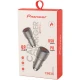 شارژر فندکی فست شارژ Pioneer C8635 QC3.0 PD 18W