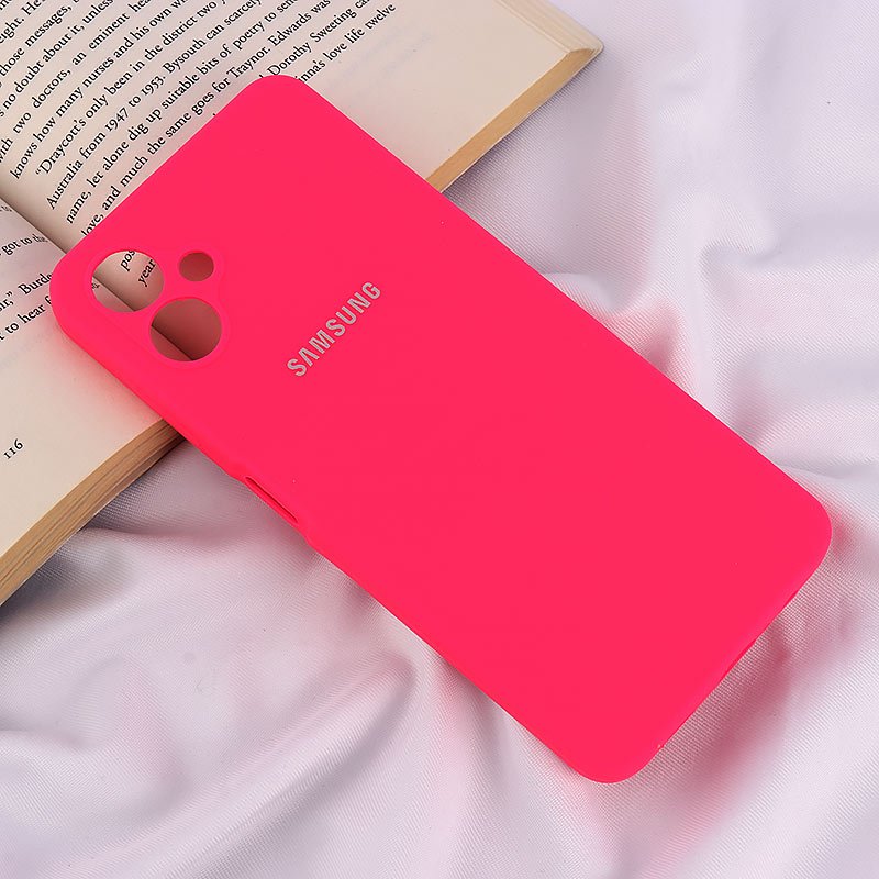 قاب سیلیکونی اصلی زیربسته سامسونگ Galaxy A06 محافظ لنزدار
