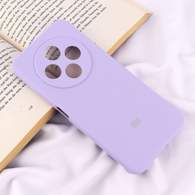قاب سیلیکونی اصلی زیربسته شیائومی Redmi 14C / Poco C75 محافظ لنزدار