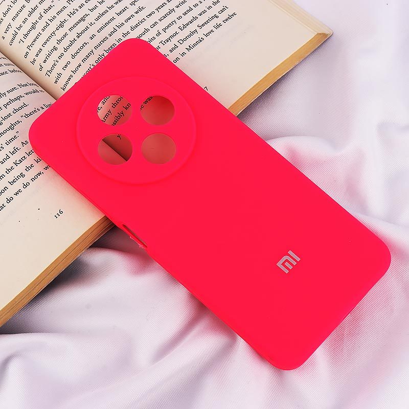 قاب سیلیکونی اصلی زیربسته شیائومی Redmi 14C / Poco C75 محافظ لنزدار
