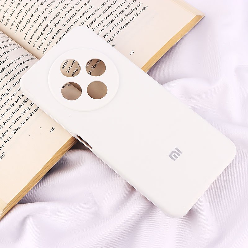 قاب سیلیکونی اصلی زیربسته شیائومی Redmi 14C / Poco C75 محافظ لنزدار