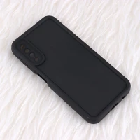 قاب سولید سامسونگ Galaxy A7 2018 محافظ لنزدار