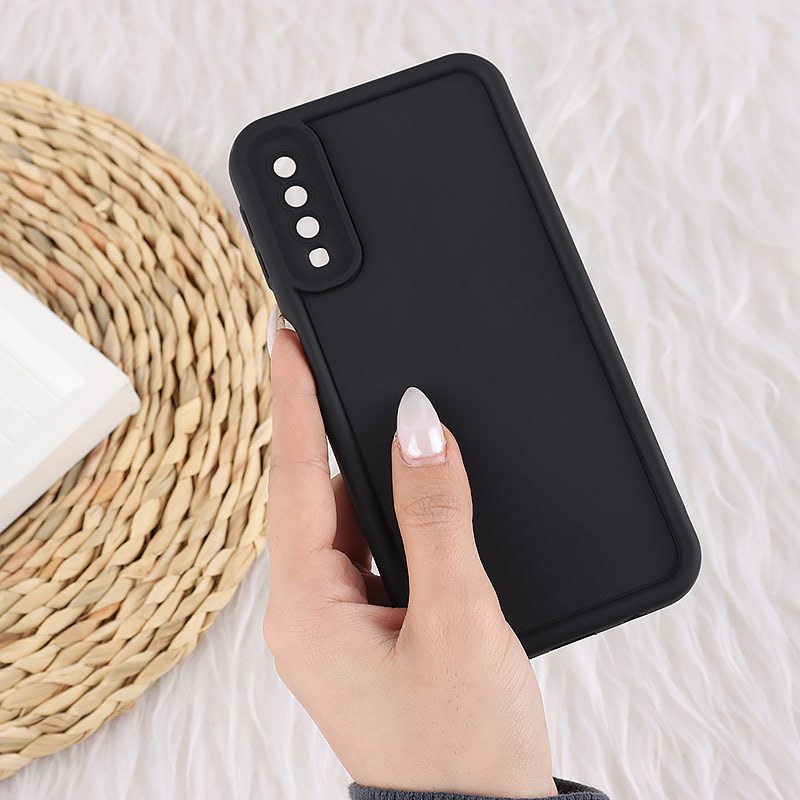 قاب سولید سامسونگ Galaxy A7 2018 محافظ لنزدار