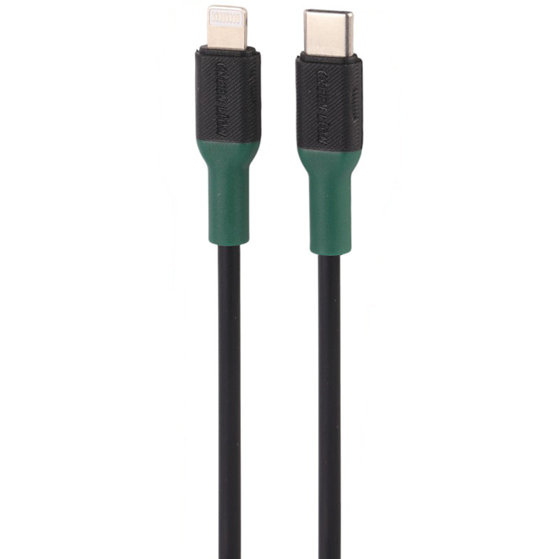 کابل تبدیل فست شارژ Green Lion GNCPCLTG1MBK Type-C To Lightning PD 20W 1m