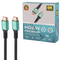 کابل HDMI 8K پریمیوم Premium طول 5 متر